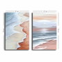Wallity Conjunto de 2 Lienzos Decorativos Multicolor 45 x 70 cm